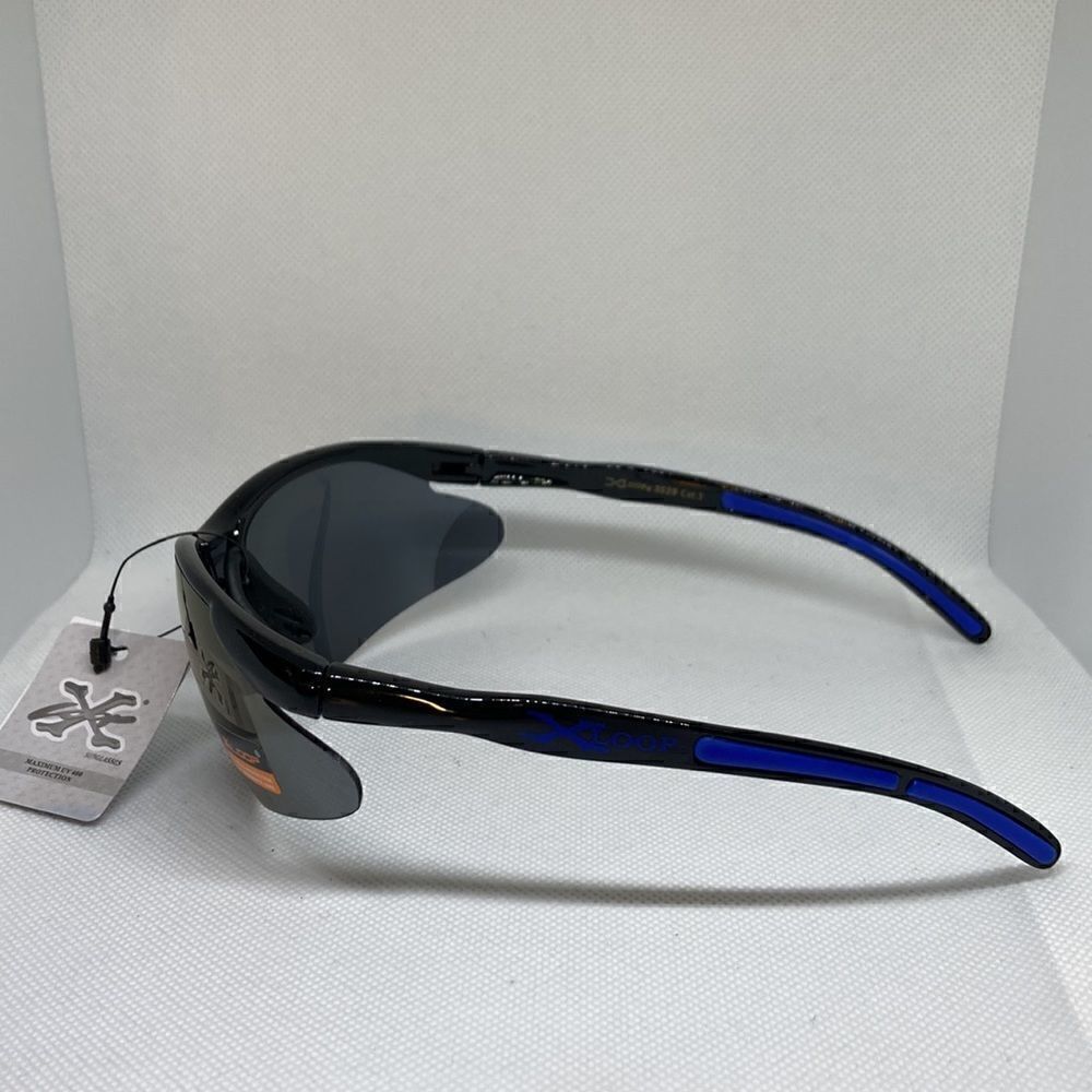 X-Loop Mens Semi Rimless Sunglasses - Picture 3 of 3